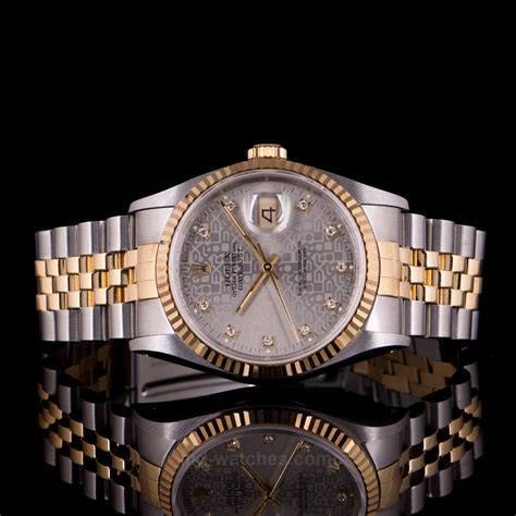 rolex datejust oyster diamond|Rolex Datejust price guide.